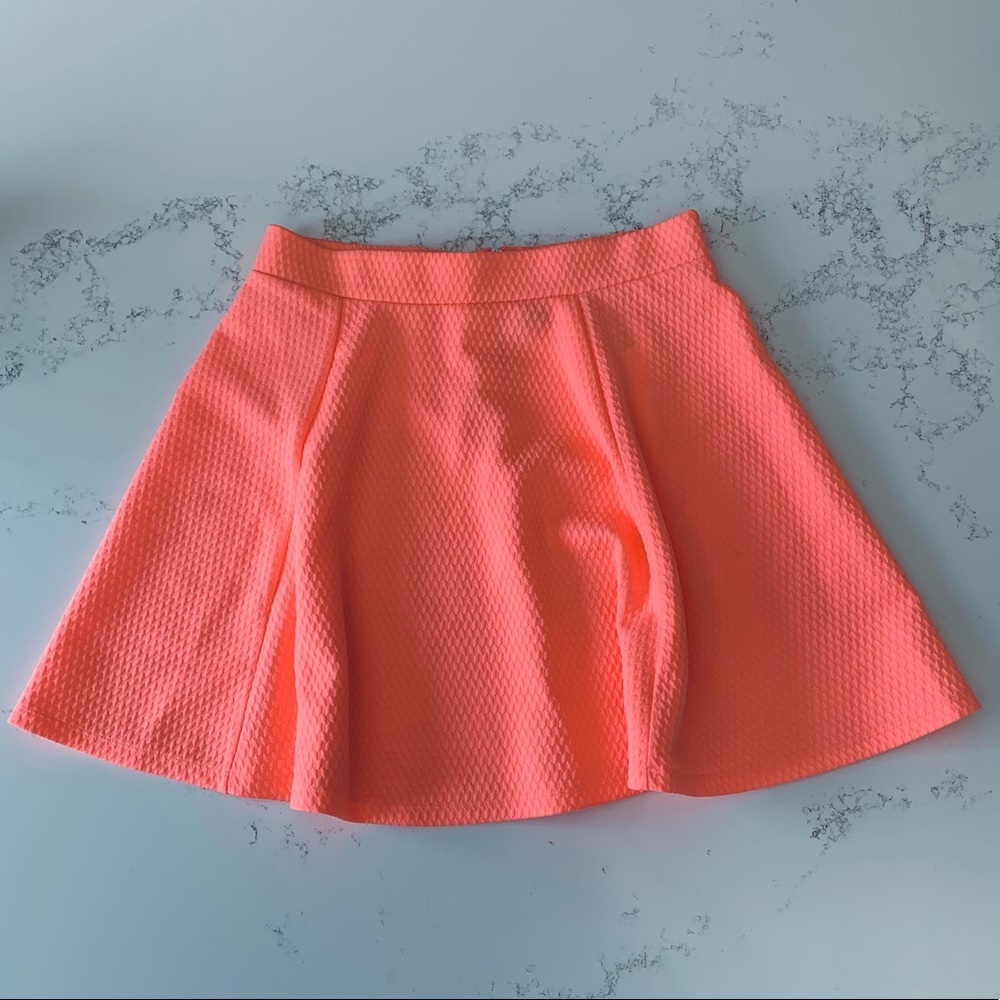 H&M Divided Bright Coral Skirt